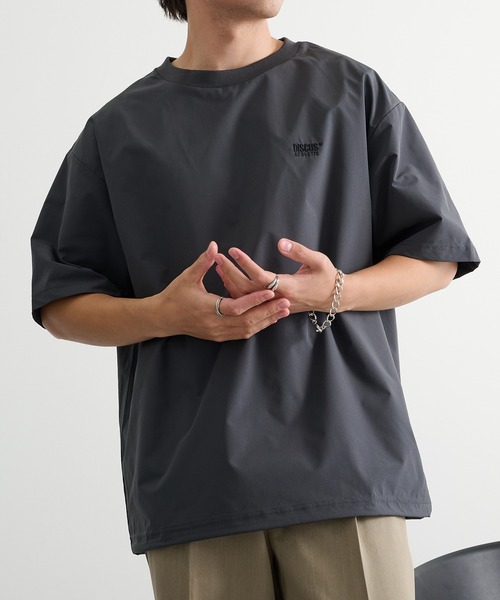 DISCUS(ディスカス)の「【DISCUS】マイクロリップストップ ドローコードTシャツ セットアップ可能 6222-2605 MNY(Tシャツ/カットソー・メンズ・ブラック/チャコールグレー・L/M/XL)」の10枚目の写真