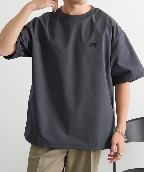 DISCUS(ディスカス)の「【DISCUS】マイクロリップストップ ドローコードTシャツ セットアップ可能 6222-2605 MNY(Tシャツ/カットソー・メンズ・ブラック/チャコールグレー・L/M/XL)」の11枚目の写真