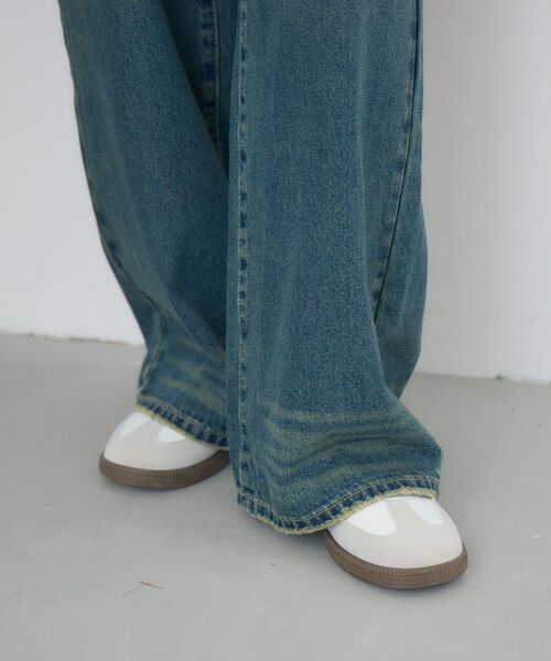 RETRO GIRL（レトロガール）の「スカートドッキングデニムPT（デニムパンツ・レディース・ダークブルー/ブルー系その他・FREE）」の22枚目の写真