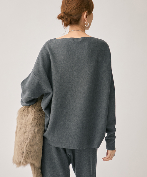 ボートネックプルオーバー（ニット/セーター）｜VERMEIL par iena