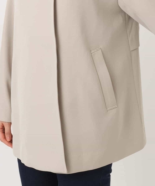 OFUON le MK（オフオンルエムケー）の「【2025AW】ミドル丈スタンドコート/洗える/WEB限定サイズあり（その他アウター・レディース・ネイビー/ベージュ・40/38/36）」の20枚目の写真