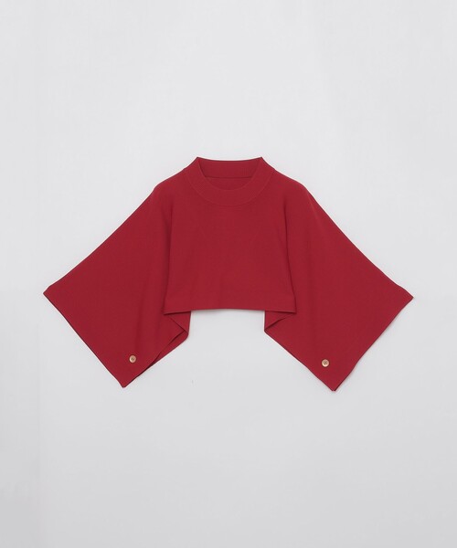 BLUE LABEL CRESTBRIDGE(ブルーレーベルクレストブリッジ)の「ドライレーヨンストレッチケープ付きニット(ニット/セーター・レディース・レッド系その他/ダークネイビー/ブルー系その他2・38)」の11枚目の写真