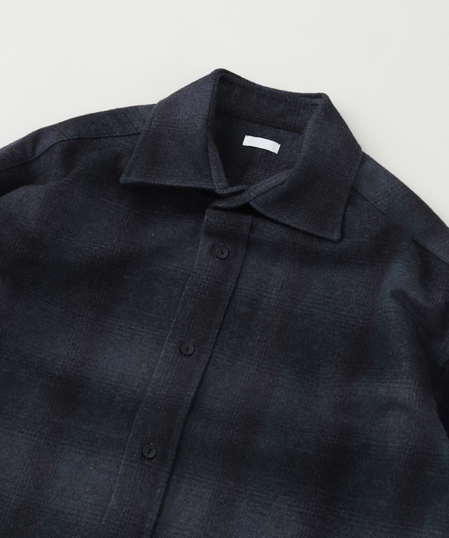 セール】SEEALL / シーオール WIDE COLLAR SHIRTS MULTI（シャツ