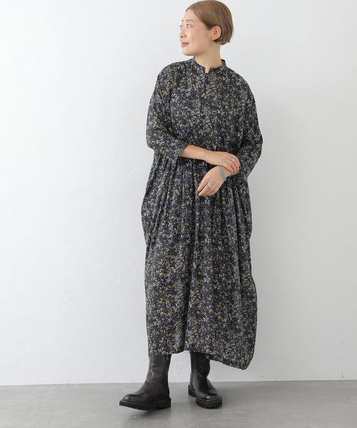 リバティフラワー ampleプルワンピース（ワンピース）｜JOURNAL