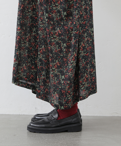 リバティフラワー ampleプルワンピース