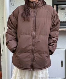 link lot（リンクロット）の「ベーシックスタンドネック中綿ジャケット（ダウンジャケット/コート）」