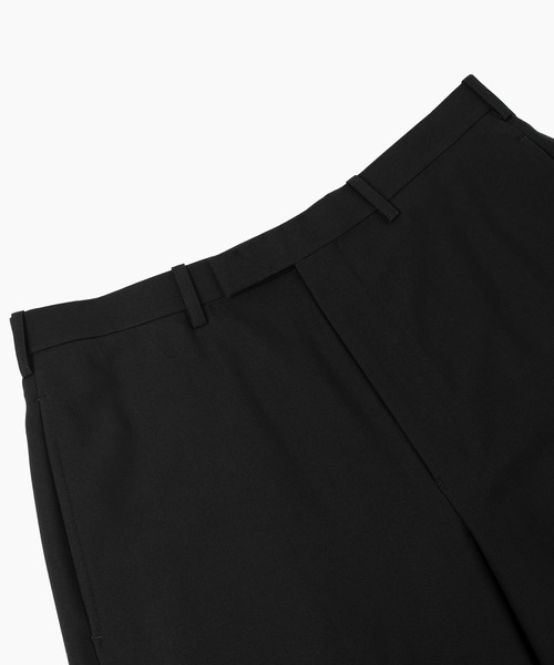 LAD MUSICIAN（ラッドミュージシャン）の「WOOL GABARDINE ROUND SLACKS（スラックス・メンズ・ブラック・42/44/46）」の3枚目の写真