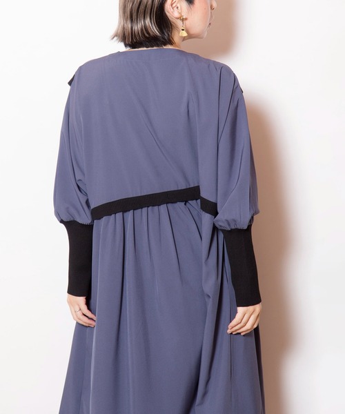 OSMOSIS（オズモーシス）の「ドルマンタックワンピース（ワンピース・レディース・カーキ/ブルーグレー/ブラック・ONE SIZE）」の16枚目の写真