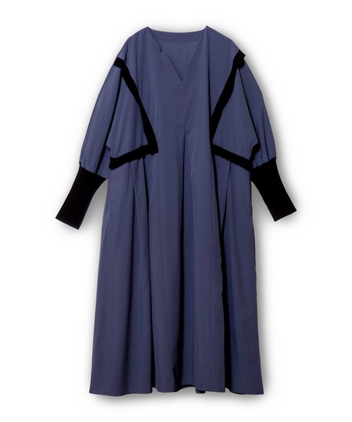 OSMOSIS（オズモーシス）の「ドルマンタックワンピース（ワンピース・レディース・カーキ/ブルーグレー/ブラック・ONE SIZE）」の5枚目の写真