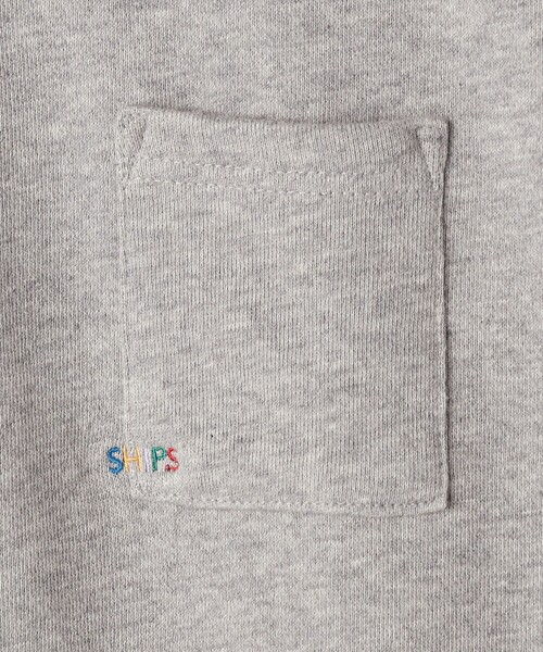SHIPS（シップス）の「【WEB限定】SHIPS KIDS:100～160cm / NEW マイクロ ロゴ スウェット（スウェット・キッズ・ベージュ/ライトブルー/ブラック/グレー・100/110/120/130/140/150/160）」の5枚目の写真