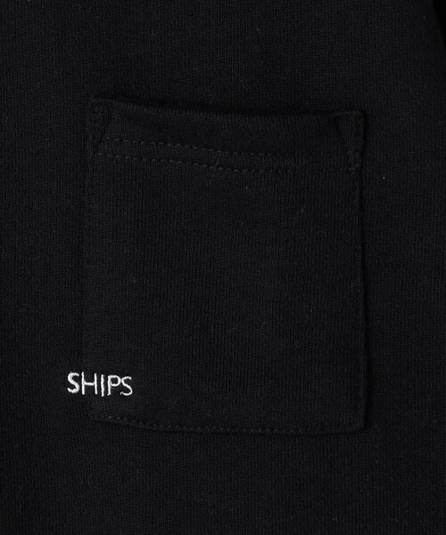 SHIPS（シップス）の「【WEB限定】SHIPS KIDS:100～160cm / NEW マイクロ ロゴ スウェット（スウェット・キッズ・ベージュ/ライトブルー/ブラック/グレー・100/110/120/130/140/150/160）」の6枚目の写真