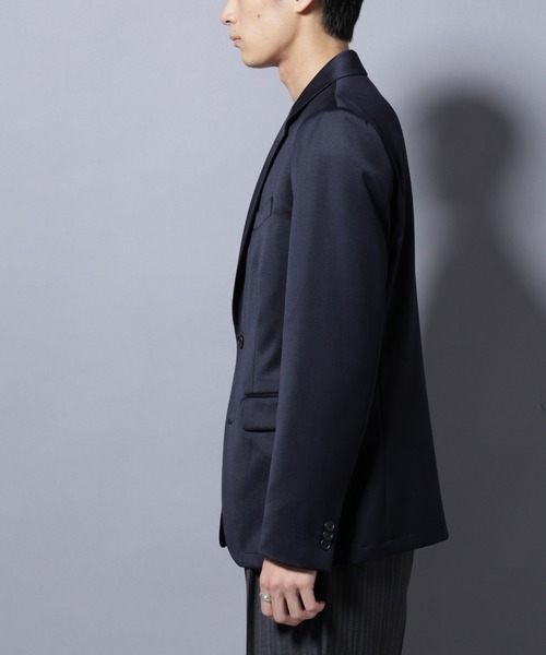 NANO universe（ナノユニバース）の「｢Damerino Select｣ ウールシルクベネシャンジャケット(セットアップ可)（テーラードジャケット・メンズ・チャコール/ネイビー・S/M/L）」の18枚目の写真