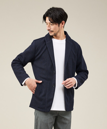 ABAHOUSE GRAY | ブークレ ボンディング ショールブルゾン / ストレッチ / 保温性(ブルゾン)