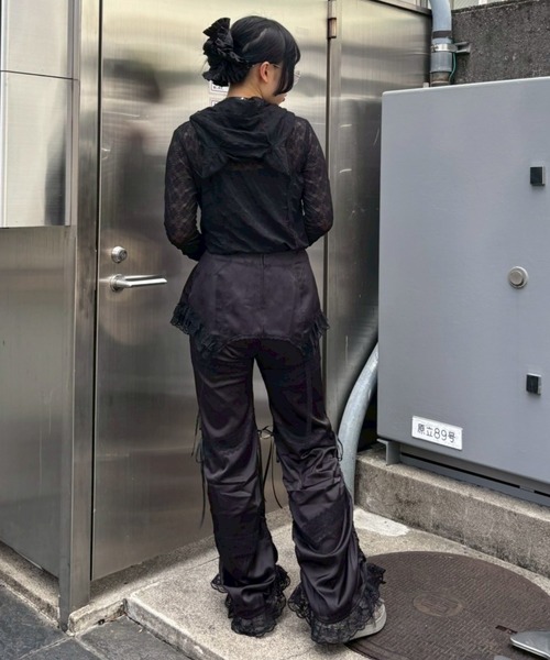 Candy Stripper（キャンディストリッパー）の「HOODED LACE トップス（その他トップス・レディース・ブラック/オフホワイト/ピンク・FREE）」の20枚目の写真