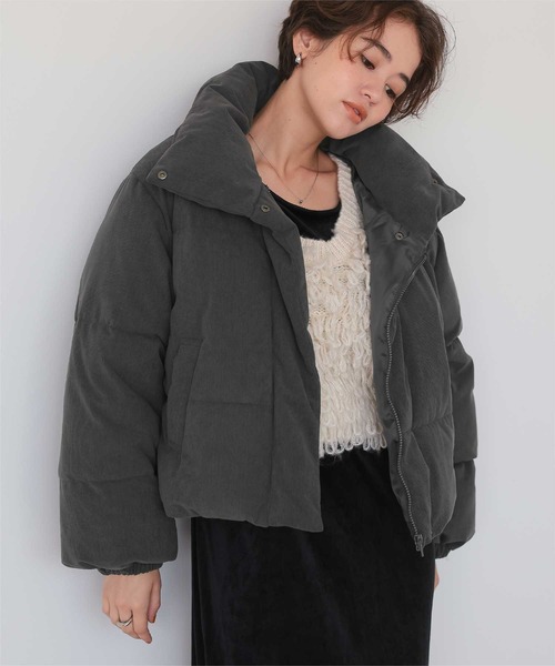 セール】コーデュロイフェイクダウン（ダウンジャケット/コート