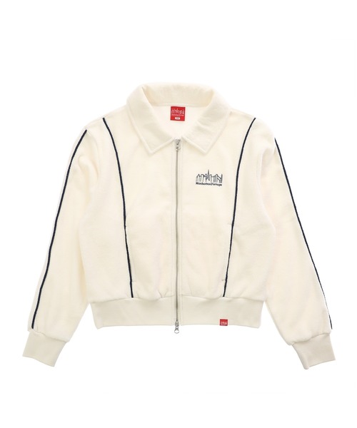 Manhattan Portage(マンハッタンポーテージ)の「Pile Outer(Women’s)(その他アウター・レディース・ネイビー/アイボリー・FREE)」の2枚目の写真