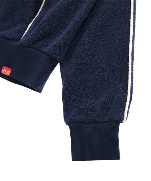 Manhattan Portage(マンハッタンポーテージ)の「Pile Outer(Women’s)(その他アウター・レディース・ネイビー/アイボリー・FREE)」の5枚目の写真