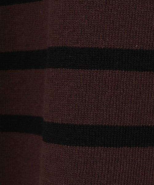 【美品】CLANE ワイドヘンリーネック　ボーダートップス プルオーバー CLANE（クラネ） tシャツ 「CLANE/クラネ」WIDE HENRY NECK BORDER