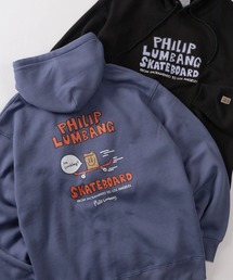 SlashDate（スラッシュデイト）の「【75】【Philip Lumbang/フィリップ・ランバン】グラフィックプリント 裏起毛 プルパーカー（パーカー・レディース）」
