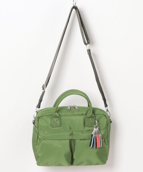 cheek(BAG)(チーク)の「W pocket 3way boston / ボストンバッグ(ボストンバッグ・レディース・グレー/カーキ/ベージュ/ブラック・FREE)」の17枚目の写真
