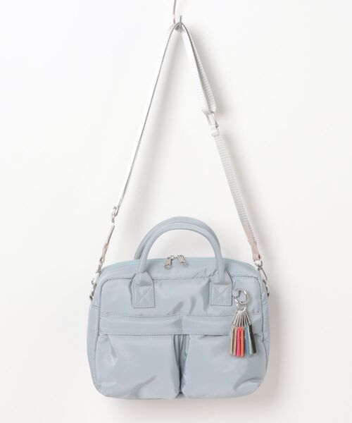cheek(BAG)(チーク)の「W pocket 3way boston / ボストンバッグ(ボストンバッグ・レディース・グレー/カーキ/ベージュ/ブラック・FREE)」の19枚目の写真