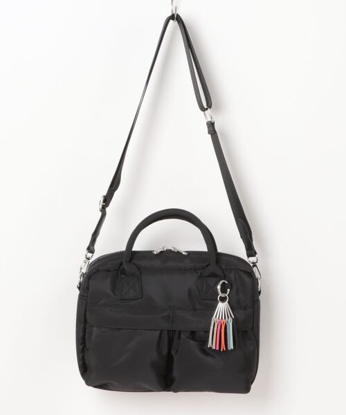 cheek(BAG)(チーク)の「W pocket 3way boston / ボストンバッグ(ボストンバッグ・レディース・グレー/カーキ/ベージュ/ブラック・FREE)」の18枚目の写真