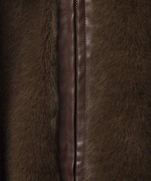 セール】ミンク風ファーブルゾン 582423（ブルゾン）｜LEPSIM