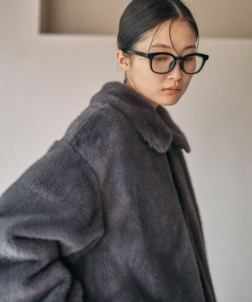 セール】ミンク風ファーブルゾン 582423（ブルゾン）｜LEPSIM