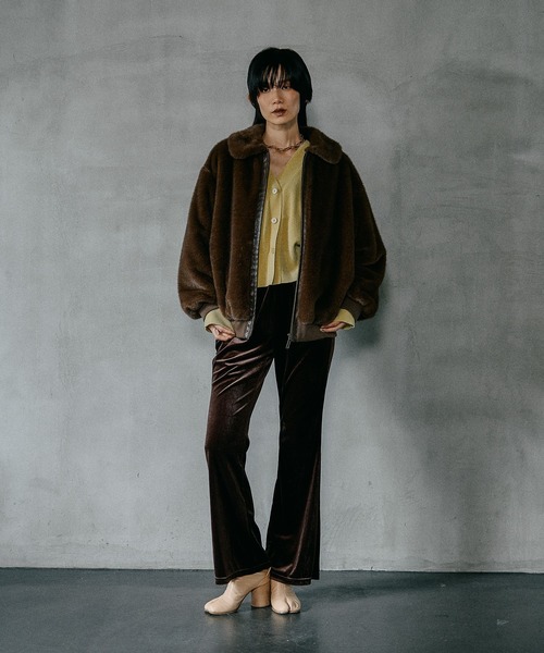 ミンク風ファーブルゾン 582423（ブルゾン）｜LEPSIM（レプシィム）の