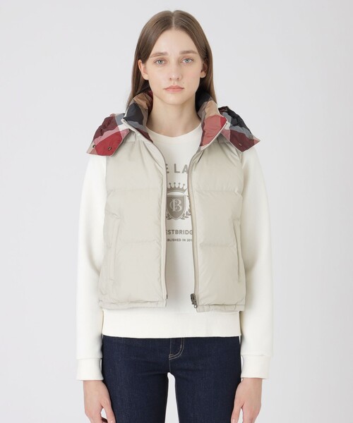 ブルーレーベルクレストブリッジ ダウンベスト BLUE LABEL CRESTBRIDGE