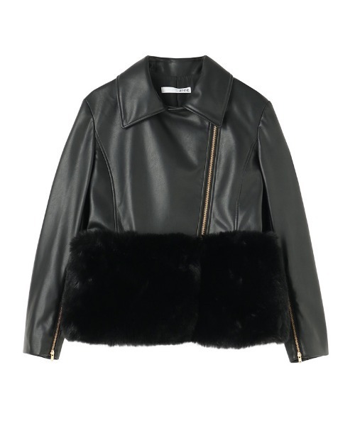 JENNE(ジェンヌ)の「エコファードッキングジャケット(その他アウター・レディース・ホワイト/ブラック・MEDIUM/LARGE/SMALL)」の22枚目の写真
