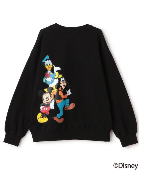 XLARGE KIDS(エクストララージキッズ)の「【DISNEY】バックプリントトレーナー(スウェット・キッズ・トップグレー/ブラック・90cm/100cm/120cm/140cm/130cm/110cm)」の9枚目の写真