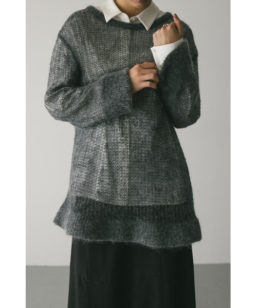 セール】シュガーモヘアルーズニット（ニット/セーター）｜STYLEMIXER