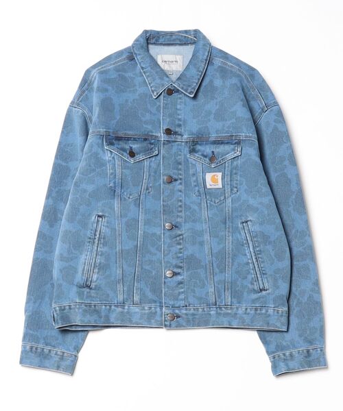 Carhartt WIP(カーハートダブリューアイピー)の「DUCK HELSTON JACKET(ブルゾン・メンズ・カモフラージュ/グレー系カモフラージュ・LARGE/MEDIUM/SMALL)」の1枚目の写真