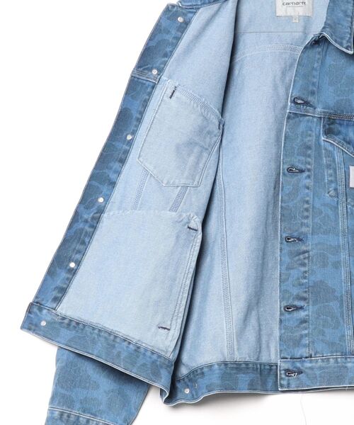Carhartt WIP(カーハートダブリューアイピー)の「DUCK HELSTON JACKET(ブルゾン・メンズ・カモフラージュ/グレー系カモフラージュ・LARGE/MEDIUM/SMALL)」の4枚目の写真