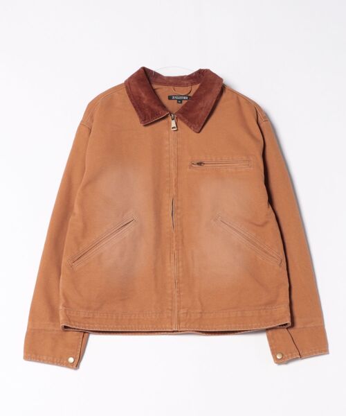 ８(eight)（エイト）の「ダック衿コーデュロイジャケット（ブルゾン・メンズ・チャコール/ブルー系その他/キャメル/ブラック系その他・LARGE/MEDIUM）」の4枚目の写真