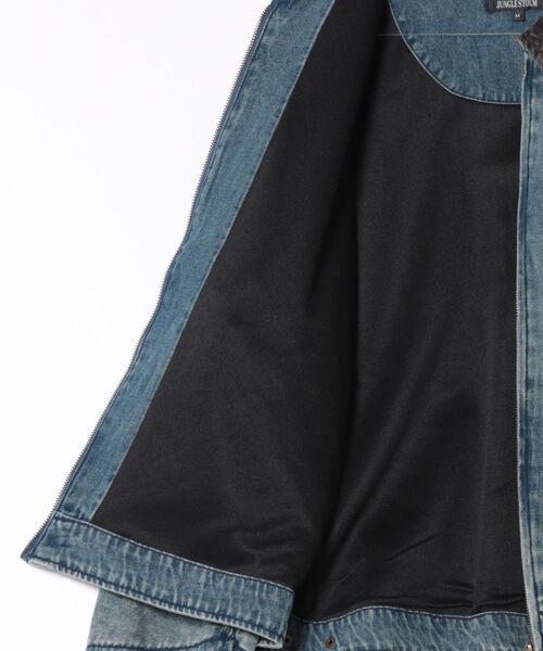 ８(eight)（エイト）の「ダック衿コーデュロイジャケット（ブルゾン・メンズ・チャコール/ブルー系その他/キャメル/ブラック系その他・LARGE/MEDIUM）」の6枚目の写真