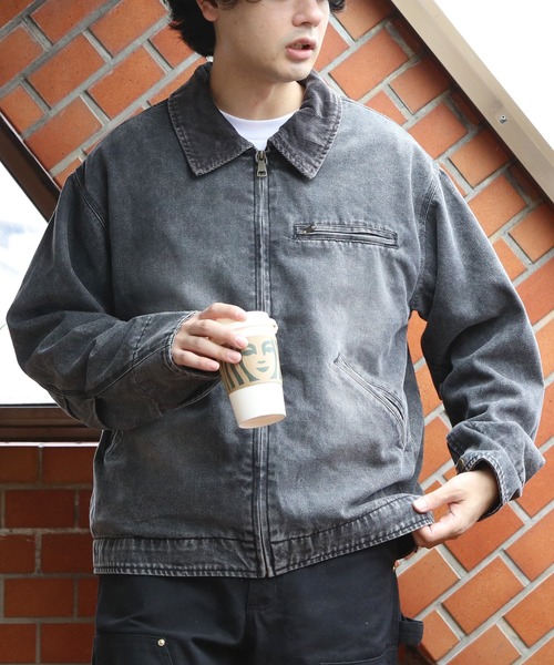 ８(eight)（エイト）の「ダック衿コーデュロイジャケット（ブルゾン・メンズ・チャコール/ブルー系その他/キャメル/ブラック系その他・LARGE/MEDIUM）」の7枚目の写真