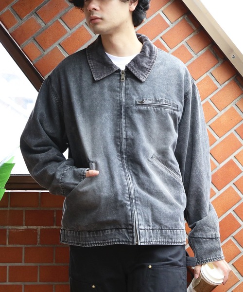 ８(eight)（エイト）の「ダック衿コーデュロイジャケット（ブルゾン・メンズ・チャコール/ブルー系その他/キャメル/ブラック系その他・LARGE/MEDIUM）」の8枚目の写真