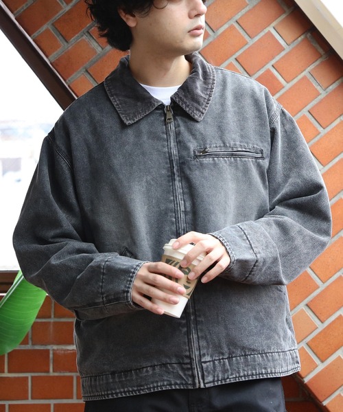 ８(eight)（エイト）の「ダック衿コーデュロイジャケット（ブルゾン・メンズ・チャコール/ブルー系その他/キャメル/ブラック系その他・LARGE/MEDIUM）」の9枚目の写真