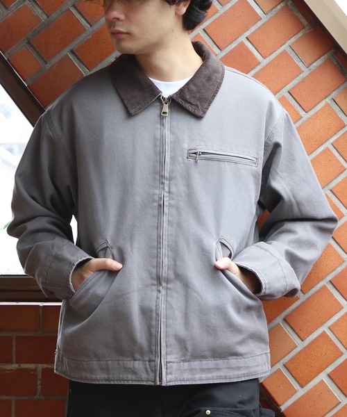 ８(eight)（エイト）の「ダック衿コーデュロイジャケット（ブルゾン・メンズ・チャコール/ブルー系その他/キャメル/ブラック系その他・LARGE/MEDIUM）」の19枚目の写真