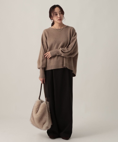Elura（エルーラ）の「ラップ風ワイドパンツ/621810（その他パンツ・レディース・ブラック/ライトブルー・MEDIUM/LARGE）」の3枚目の写真