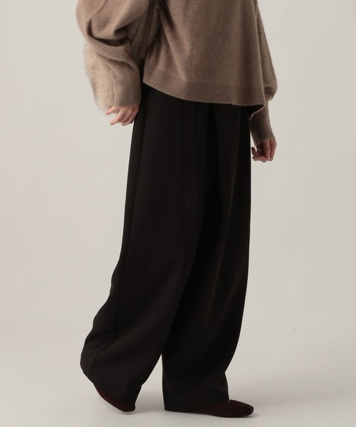 Elura（エルーラ）の「ラップ風ワイドパンツ/621810（その他パンツ・レディース・ブラック/ライトブルー・MEDIUM/LARGE）」の5枚目の写真