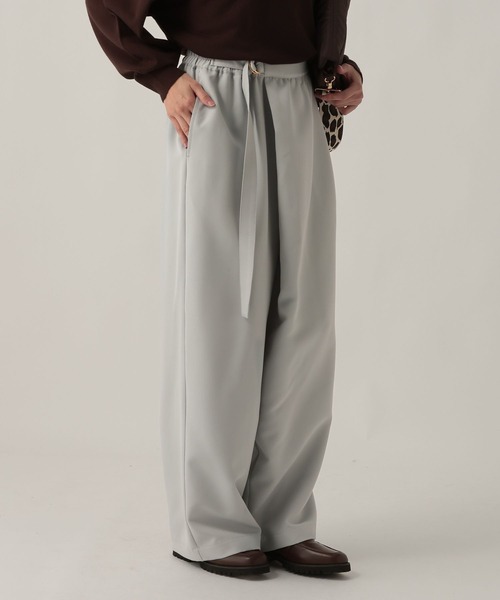 Elura（エルーラ）の「ラップ風ワイドパンツ/621810（その他パンツ・レディース・ブラック/ライトブルー・MEDIUM/LARGE）」の8枚目の写真