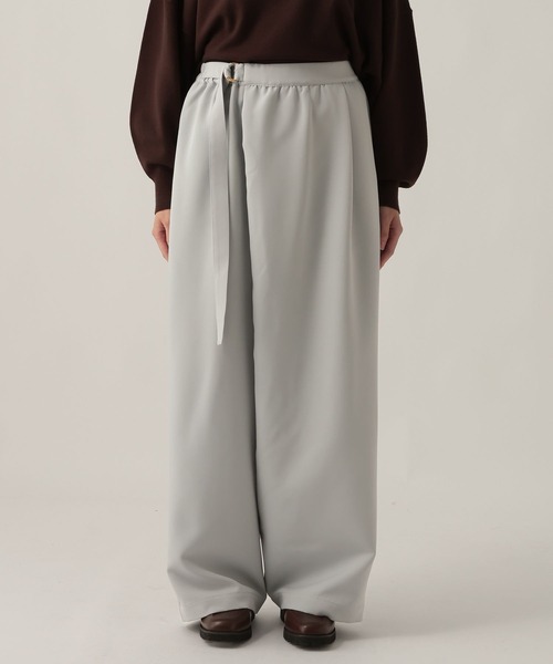 Elura（エルーラ）の「ラップ風ワイドパンツ/621810（その他パンツ・レディース・ブラック/ライトブルー・MEDIUM/LARGE）」の9枚目の写真