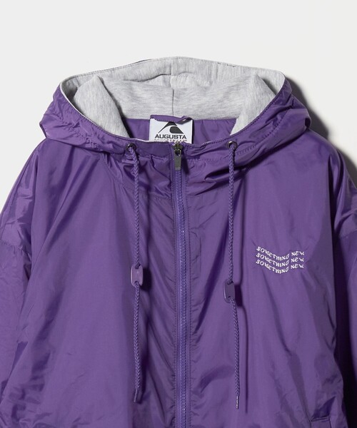 6（ロク）の「＜6(ROKU)＞フーデッド ナイロン ジャケット（その他アウター・レディース・ネイビー/パープル・S/M）」の7枚目の写真