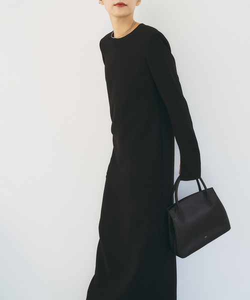 HARDY NOIR（アルディーノアール）の「《追加8》ダブルクロスミニマルロングドレス（ワンピース・レディース・ブラック・34/36/38/40）」の11枚目の写真