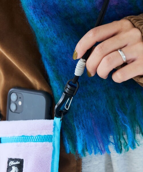 COBMASTER(コブマスター)の「Cobmaster/コブマスター 別注Fluffy wallet pouch フラッフィー ウォレットポーチ(財布・メンズ・ブラック/ピンク/グリーン/ラベンダー/ベージュ・ONE SIZE)」の10枚目の写真
