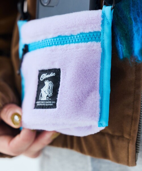 COBMASTER(コブマスター)の「Cobmaster/コブマスター 別注Fluffy wallet pouch フラッフィー ウォレットポーチ(財布・メンズ・ブラック/ピンク/グリーン/ラベンダー/ベージュ・ONE SIZE)」の11枚目の写真