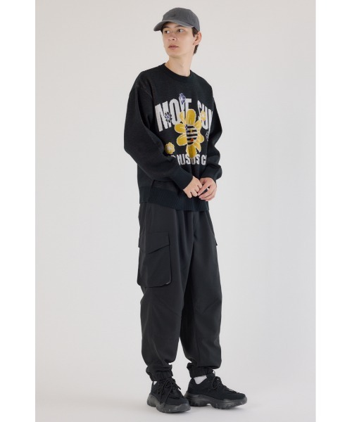 RODEO CROWNS WIDE BOWL（ロデオクラウンズワイドボウル）の「アメリカンフラワーニット（ニット/セーター・メンズ・オフホワイト/ブラック/イエロー・MEDIUM/LARGE）」の19枚目の写真